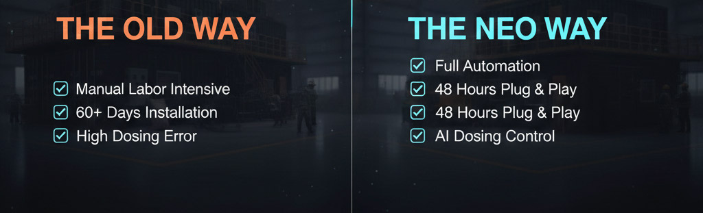NEO manufacturing base